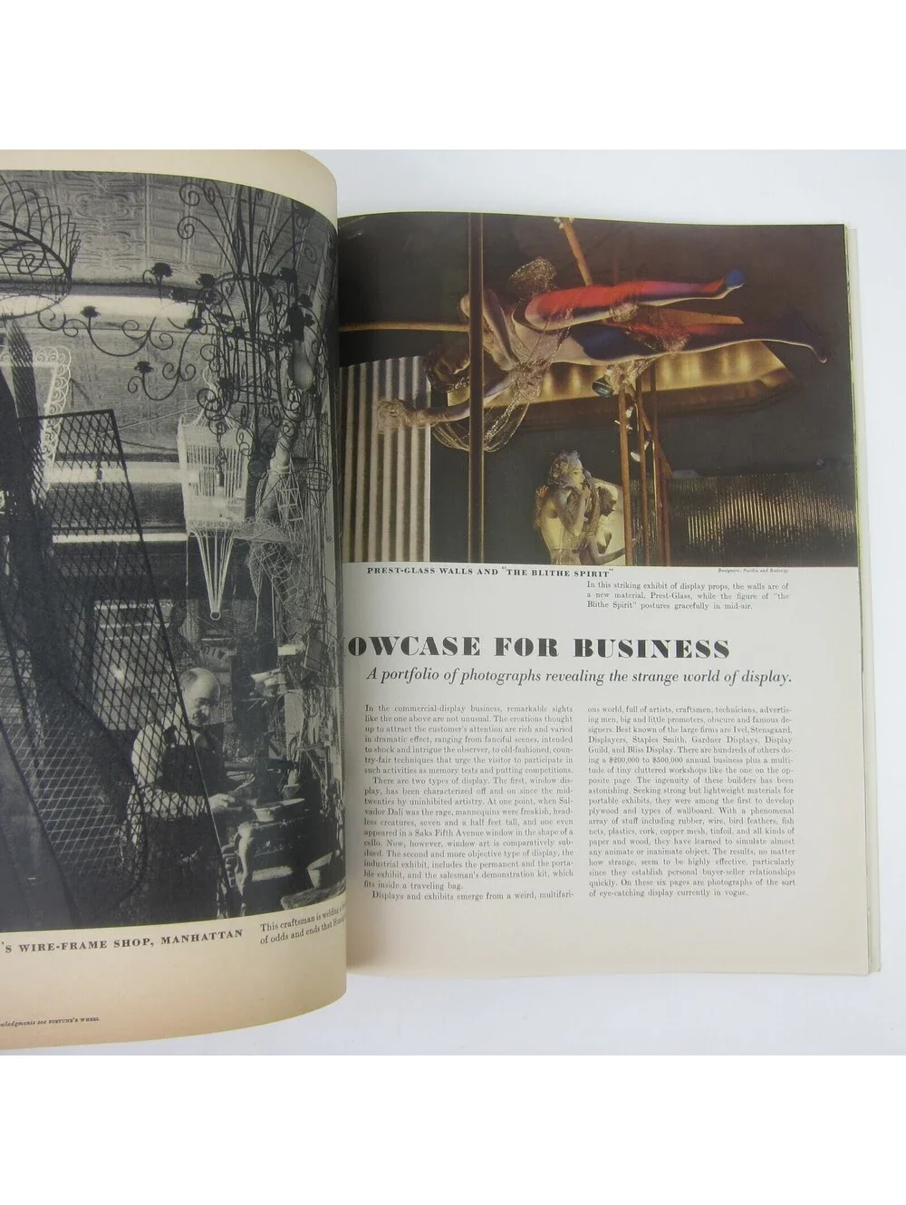 Vintage FORTUNE Magazine January 1949 Arthur Lidov Cover Seagrams Cunard Ads